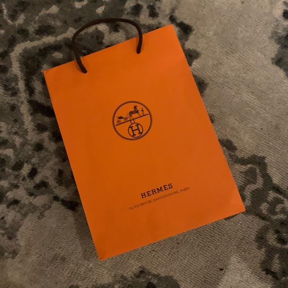Hermès shopping paper bag 11x 7 - Picture 2 of 4